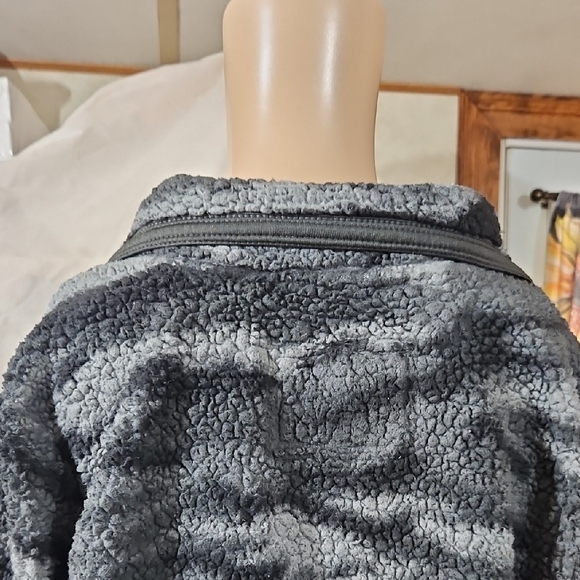 Gray Camouflage V-Neck Sweater - Picture 6 of 6